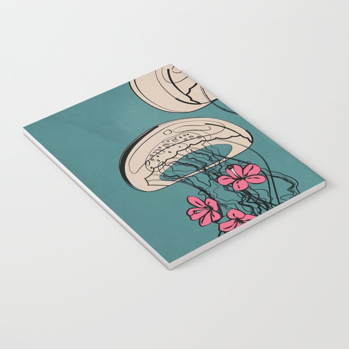 Floral Jellyfishes 1 Notebook Gallery Image 3
