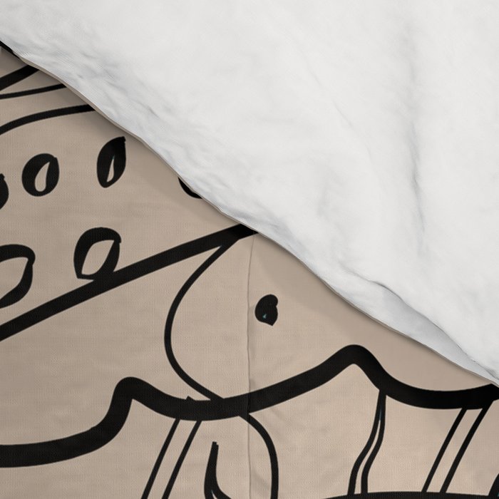 Floral Jellyfishes 1 Comforter Gallery Image 4