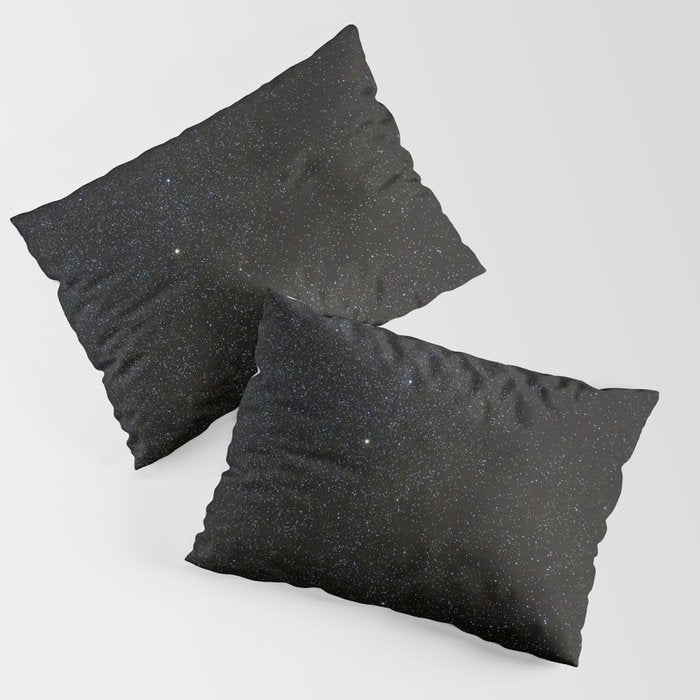 Sagitta Constellation in Real Night Sky, The Arrow Constellation Starry Sky Pillow Sham Gallery Image 1