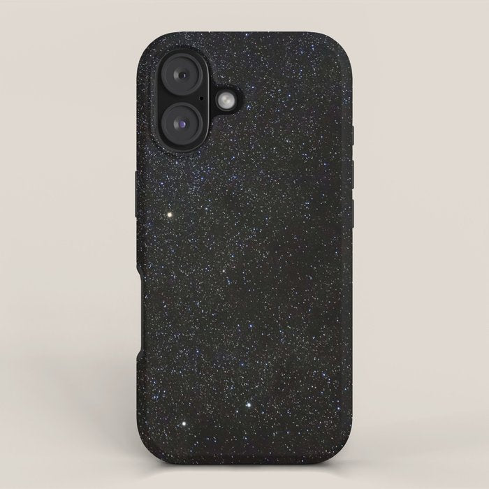 Sagitta Constellation in Real Night Sky, The Arrow Constellation Starry Sky iPhone Case Gallery Image 1