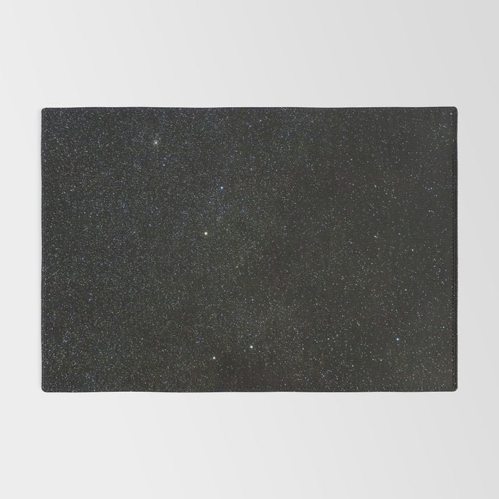 Sagitta Constellation in Real Night Sky, The Arrow Constellation Starry Sky Rug Gallery Image 2