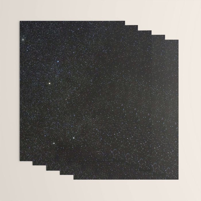Sagitta Constellation in Real Night Sky, The Arrow Constellation Starry Sky Wrapping Paper Gallery Image 3