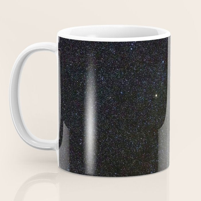 Sagitta Constellation in Real Night Sky, The Arrow Constellation Starry Sky Coffee Mug Gallery Image 3