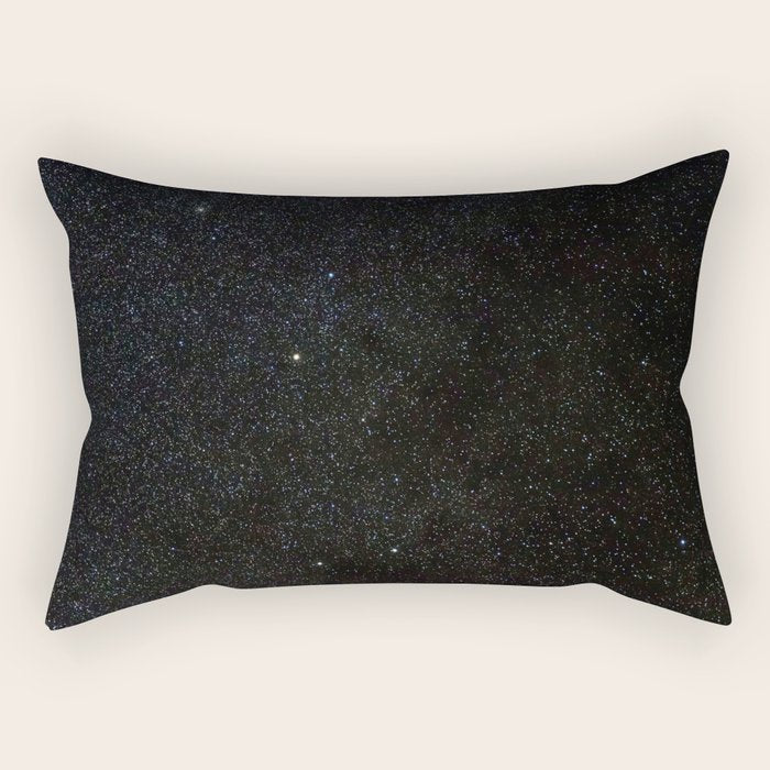 Sagitta Constellation in Real Night Sky, The Arrow Constellation Starry Sky Rectangular Pillow Gallery Image 2