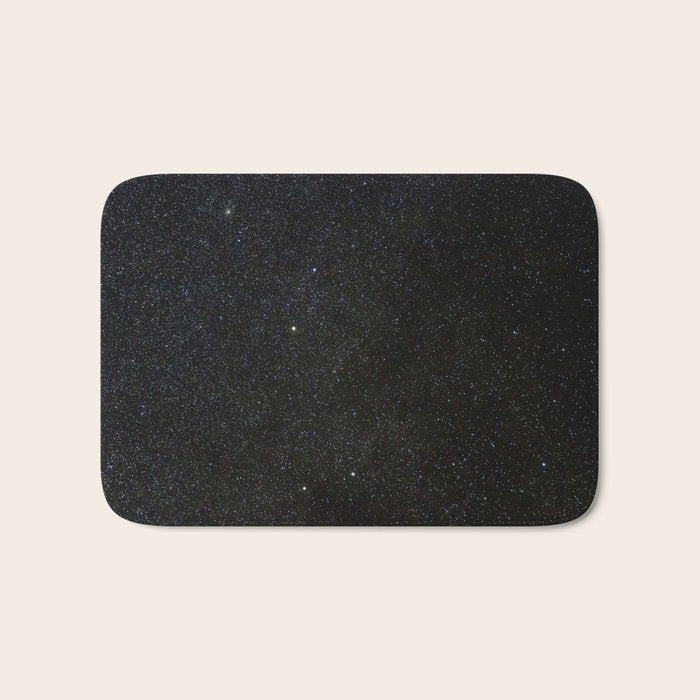 Sagitta Constellation in Real Night Sky, The Arrow Constellation Starry Sky Bath Mat Gallery Image 1