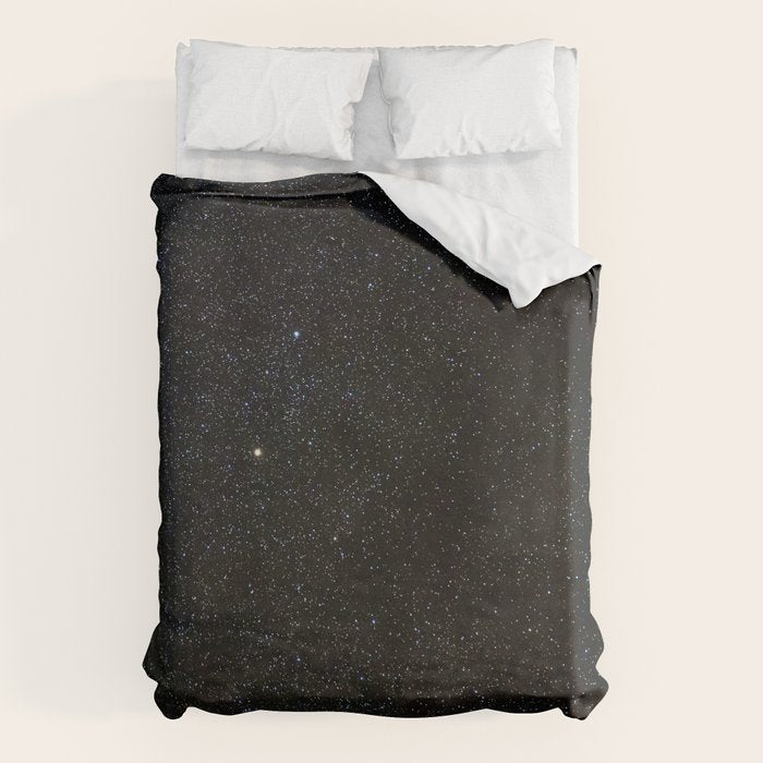 Sagitta Constellation in Real Night Sky, The Arrow Constellation Starry Sky Duvet Cover Gallery Image 6