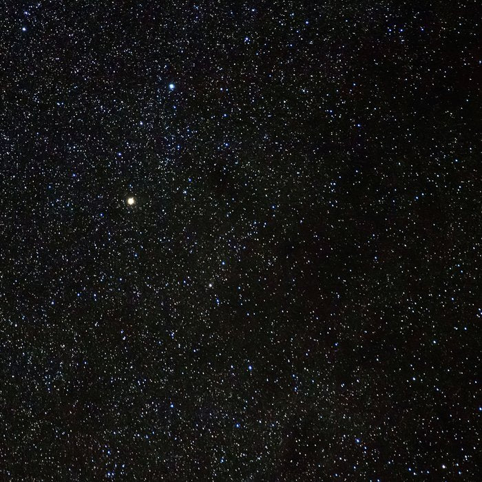 Sagitta Constellation in Real Night Sky, The Arrow Constellation Starry Sky Coffee Mug Gallery Image 2