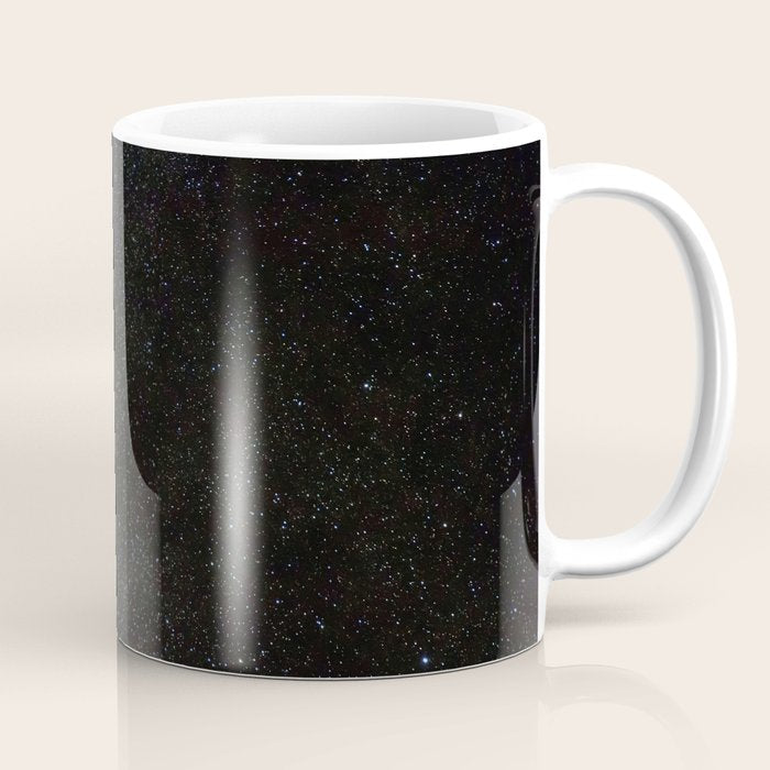 Sagitta Constellation in Real Night Sky, The Arrow Constellation Starry Sky Coffee Mug Gallery Image 1