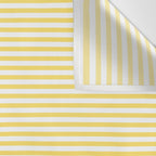 Fine Stripes Narrow Vertical Stripe Pattern in Butter Yellow and White Wall Tapestry Gallery Image 3