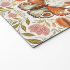 William Morris Inspired Monarch Butterfly Pattern Welcome Mat Gallery Image 2