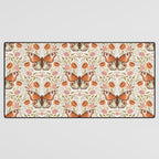 William Morris Inspired Monarch Butterfly Pattern Desk Mat Gallery Image 3
