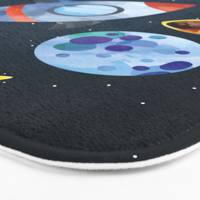 Space rocket with quote Bath Mat Gallery Image 3