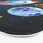 Space rocket with quote Bath Mat Gallery Image 3