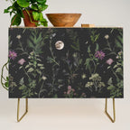 Full Moon Forest - Nighttime Botanical Garden Credenza Gallery Image 1