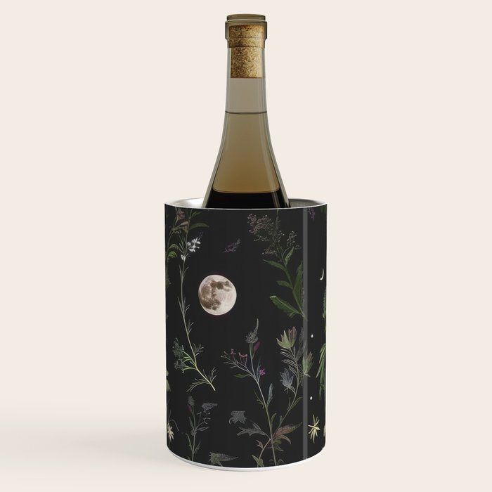 Full Moon Forest - Nighttime Botanical Garden Wine Chiller Gallery Image 1