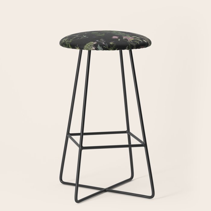 Full Moon Forest - Nighttime Botanical Garden Stool Gallery Image 1