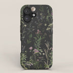 Full Moon Forest - Nighttime Botanical Garden iPhone Case Gallery Image 1