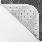 Full Moon Forest - Nighttime Botanical Garden Bath Mat Gallery Image 2