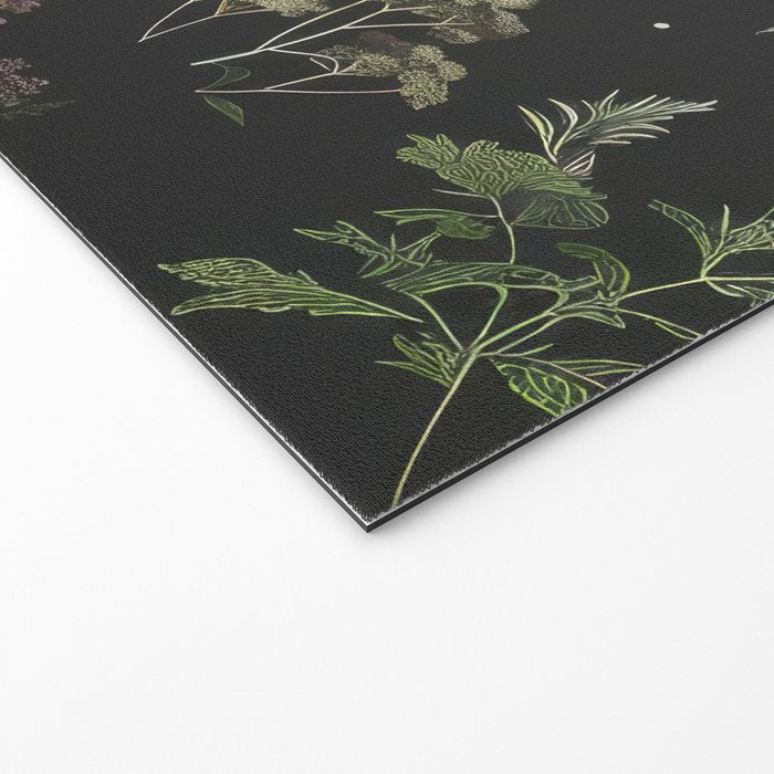 Full Moon Forest - Nighttime Botanical Garden Welcome Mat Gallery Image 2