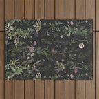 Full Moon Forest - Nighttime Botanical Garden Outdoor Rug Gallery Image 1