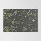 Full Moon Forest - Nighttime Botanical Garden Rug Gallery Image 2