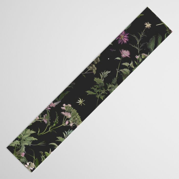 Full Moon Forest - Nighttime Botanical Garden Table Runner Gallery Image 3
