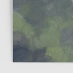 Keep Going - Abstract Painting, Gray Blue Navy Green Nature Mountain Hiking Print, Modern Wall Art Poster Gallery Image 3