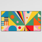 Colorful Happy Dancing Desk Mat Gallery Image 3