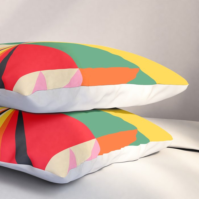 Colorful Happy Dancing Pillow Sham Gallery Image 3