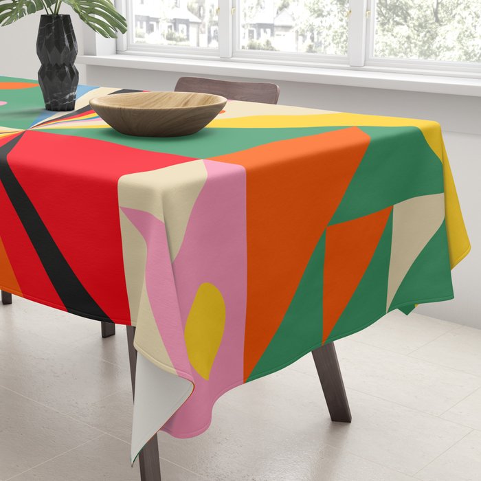 Colorful Happy Dancing Tablecloth Gallery Image 3