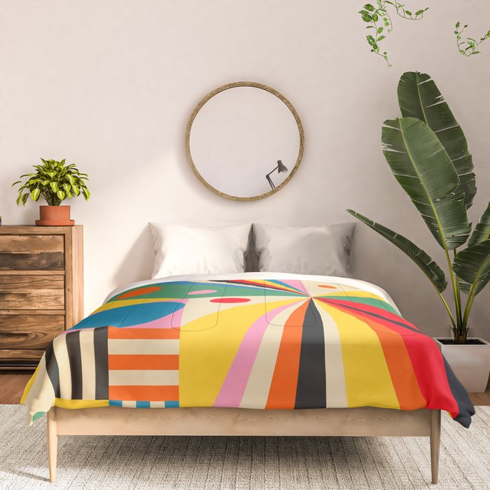 Colorful Happy Dancing Comforter Gallery Image 3