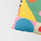 Colorful Happy Dancing Pillow Sham Gallery Image 4