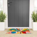 Colorful Happy Dancing Welcome Mat Gallery Image 3