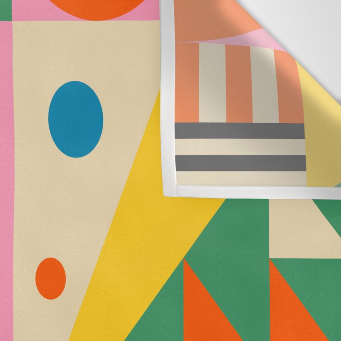 Colorful Happy Dancing Wall Tapestry Gallery Image 3