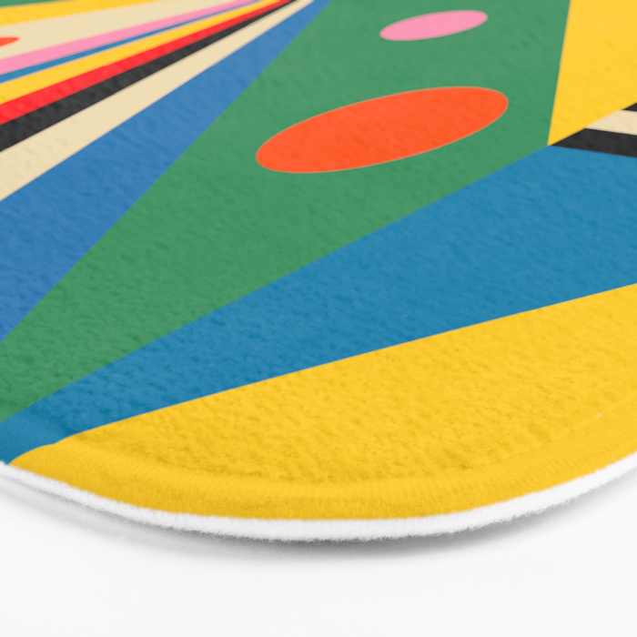 Colorful Happy Dancing Bath Mat Gallery Image 3