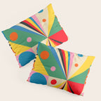 Colorful Happy Dancing Pillow Sham Gallery Image 3