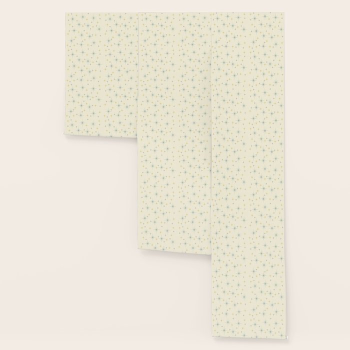 Mid Century Modern Stars Teal Wallpaper Gallery Image 3