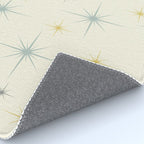 Mid Century Modern Stars Teal Rug Gallery Image 4