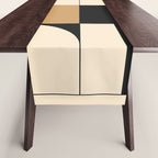 Modern geometric shapes 48 Table Runner Gallery Image 1