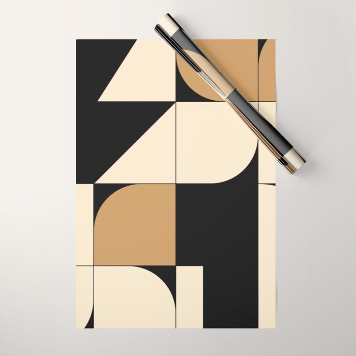 Modern geometric shapes 48 Wrapping Paper Gallery Image 1