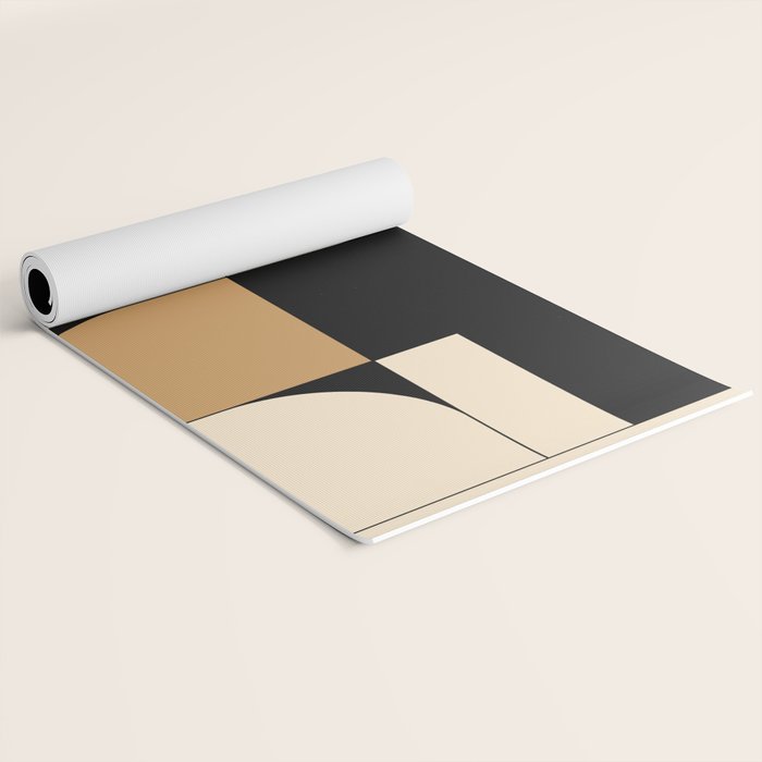 Modern geometric shapes 48 Yoga Mat Gallery Image 2