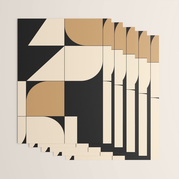 Modern geometric shapes 48 Wrapping Paper Gallery Image 3