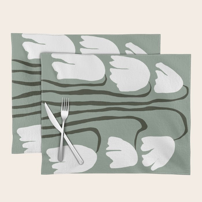Dropping Tulip Placemat Gallery Image 1