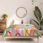 COLOURFUL TULIPS MEDITATION Comforter Gallery Image 3