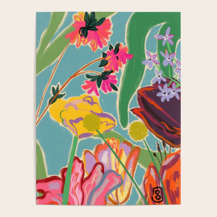 COLOURFUL TULIPS MEDITATION Poster Gallery Image 4