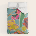 COLOURFUL TULIPS MEDITATION Comforter Gallery Image 6