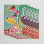 COLOURFUL TULIPS MEDITATION Wrapping Paper Gallery Image 3