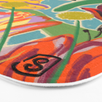COLOURFUL TULIPS MEDITATION Bath Mat Gallery Image 3