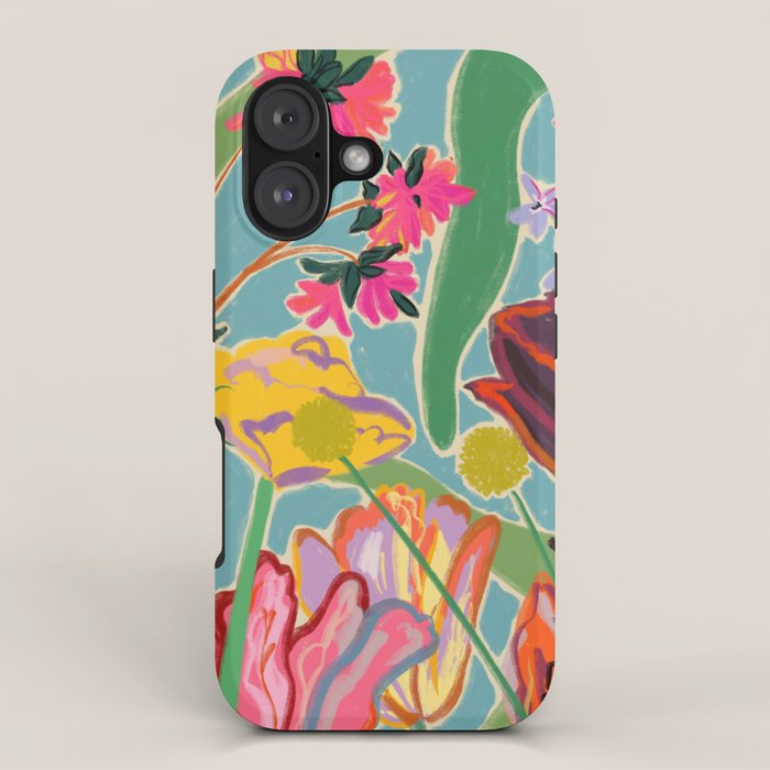 COLOURFUL TULIPS MEDITATION iPhone Case Gallery Image 1