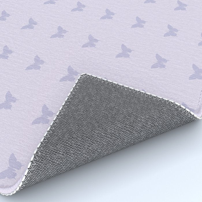 Butterfly Pattern - Lilac Purple Rug Gallery Image 4